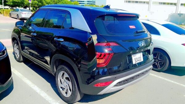 Hyundai Creta Black Backside