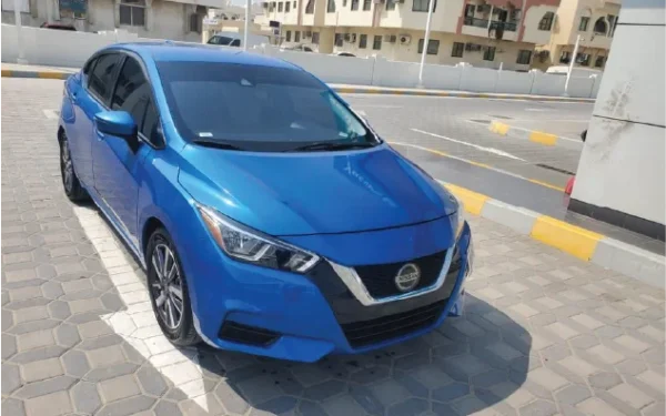 NISSAN-VERSA-2019-Blue-Dubai