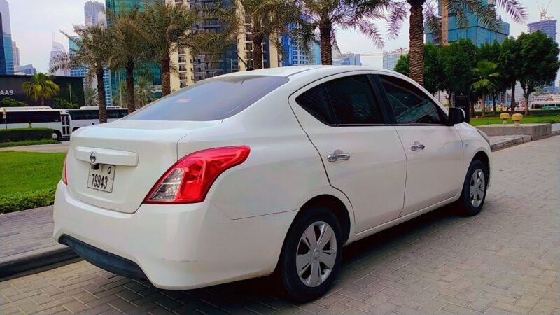 Nissan Sunny White Dubai