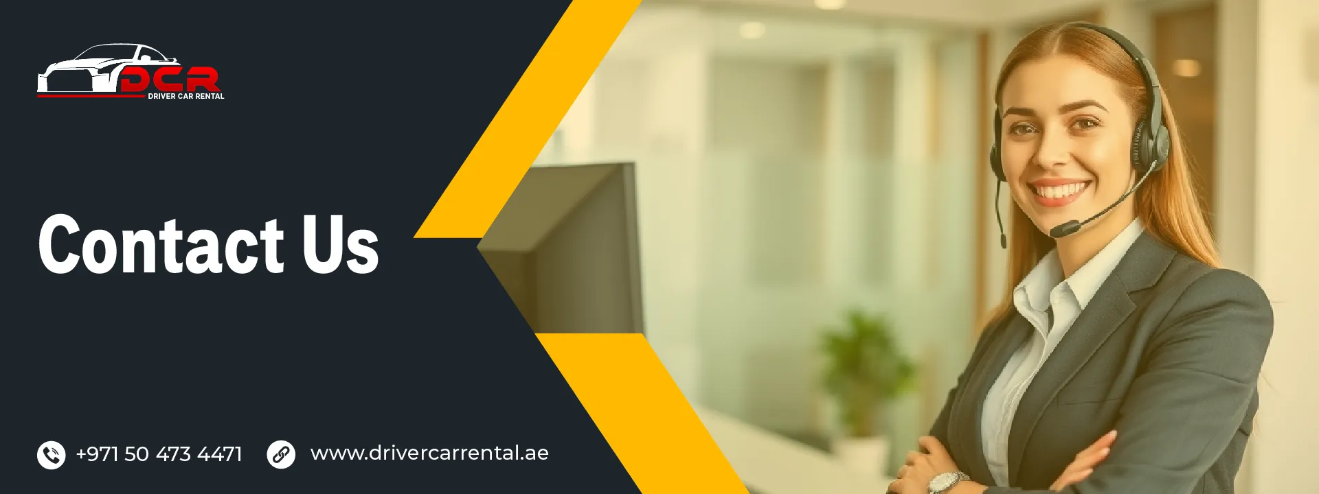 Contact Driver Car Rental Dubai for affordable car rental services, with details on phone, email, and social media support for seamless assistance.